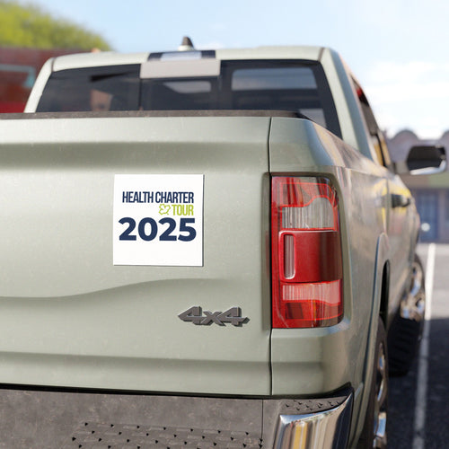 Custom Car Magnets for Health Charter Tour 2025, Fun Vehicle Decor, Unique Souvenir, Event Promotion, Travel Gift