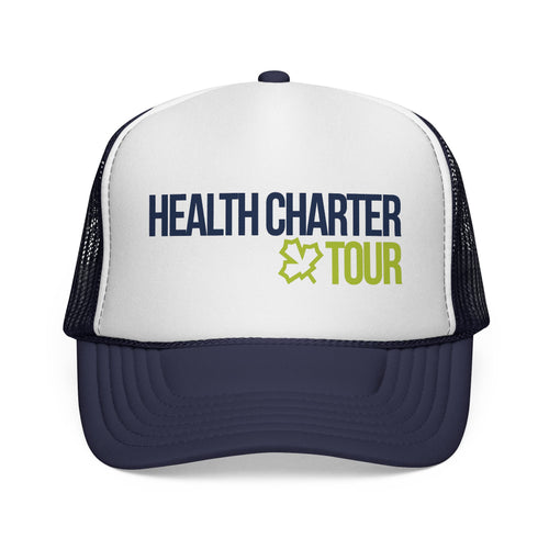 Health Charter Tour Trucker Cap, Camp Hat, Outdoor Cap, Gift for Travelers, Summer Accessory